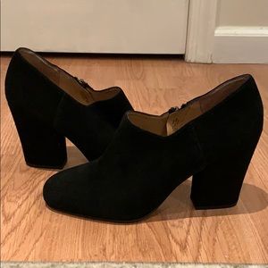 Franco Sarto Bassett Women Round Toe Suede Bootie